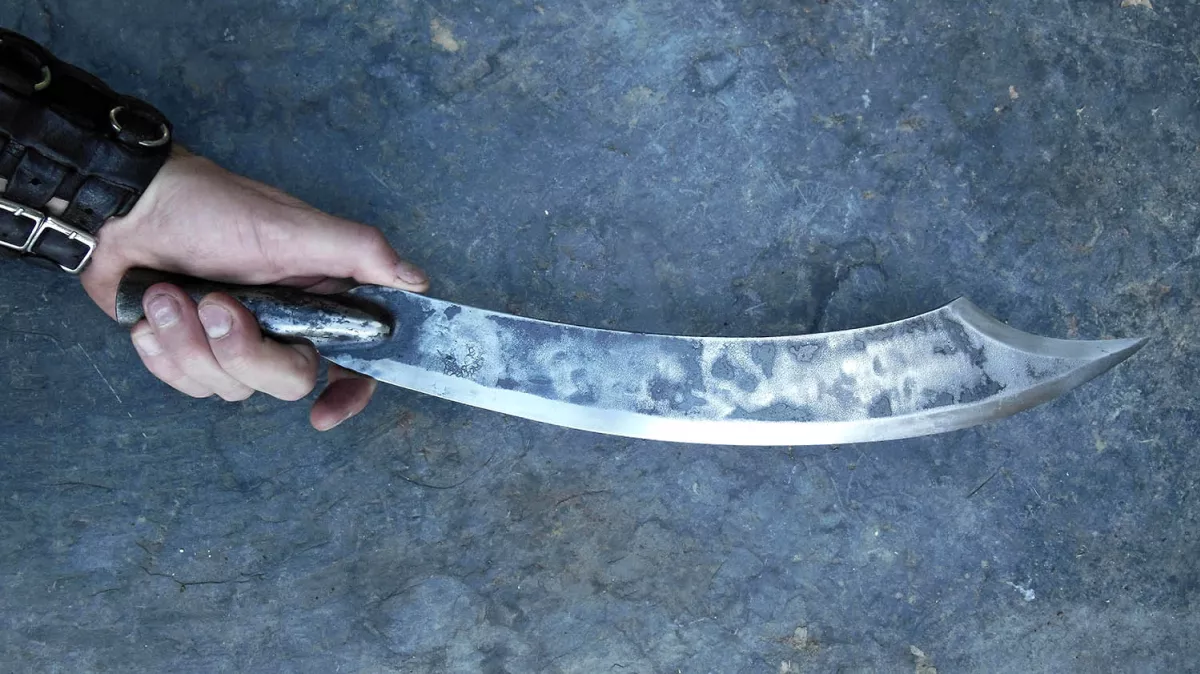 Image de présentation du la création Sabre à douille forgé - type "Partisan"  !